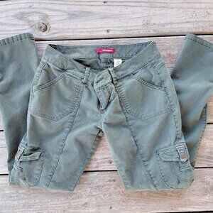 Sage Green Union Bay Leg Pocket Women's Low Rise Skinny Jeans Size 9